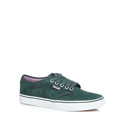 Dark green 'Atwood' lace up trainers